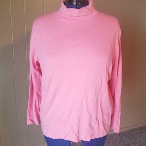 Pink Turtleneck